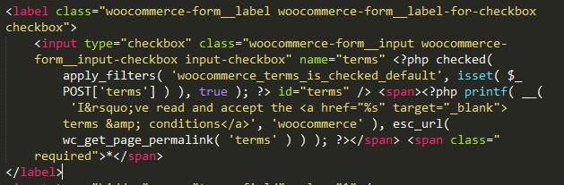 woocommerce change text on checkout page