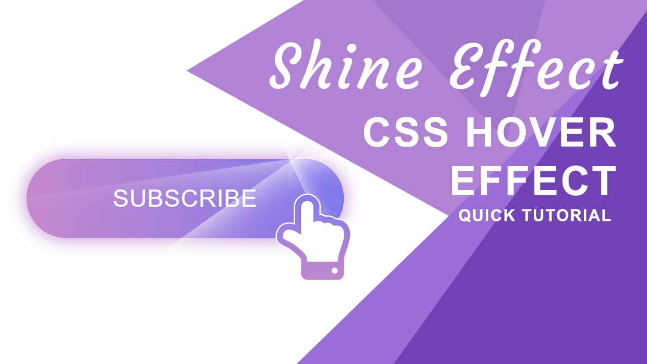 CSS Shine Effect Button: \