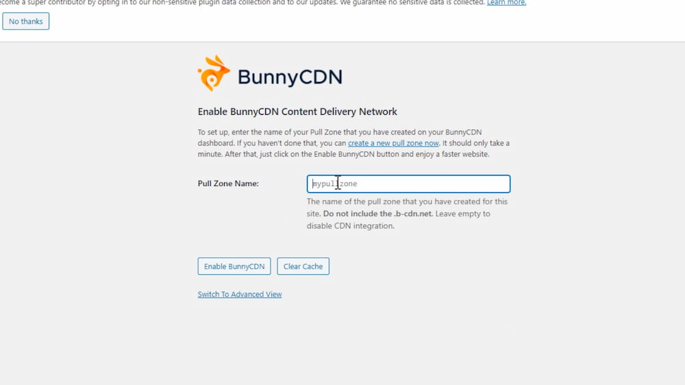 BunnyCDN WordPress integration - Using BunnyCDN plugin